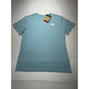 The North Face Women's Short Sleeve Box NSE T-Shirt Blue Medium NWT